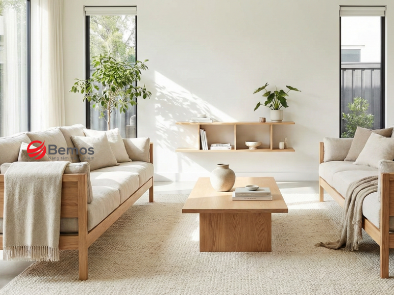 Sofa gỗ hiện đại
