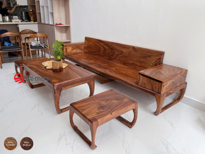 Sofa gỗ me tây