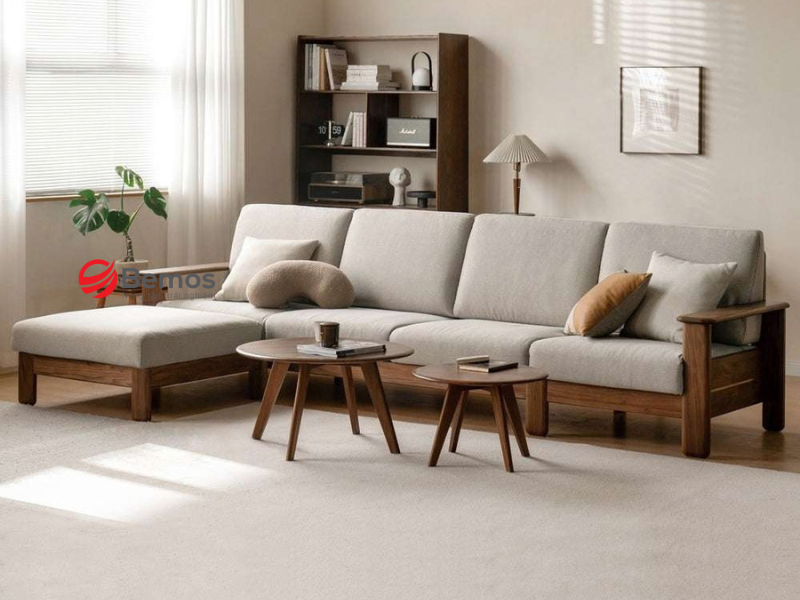 3 Cách bố trí sofa gỗ nhỏ gọn giúp mở rộng lối đi trong nhà ống, chung cư