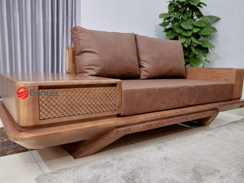 Sofa gỗ văng dài