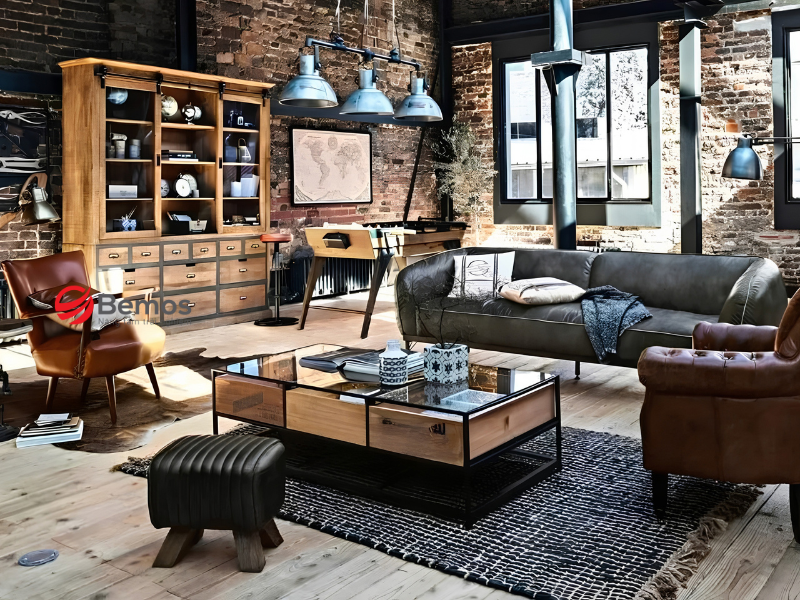 Sofa Gỗ Vintage - Bí Quyết Phối Không Gian Hoài Niệm Đẹp Tinh Tế