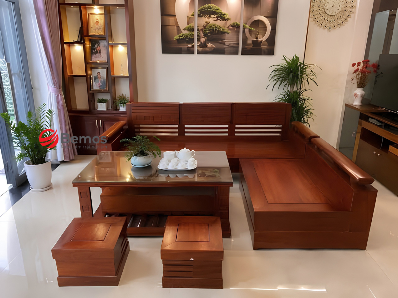 Giá bán sofa gỗ xoan đào trên thị trường hiện nay