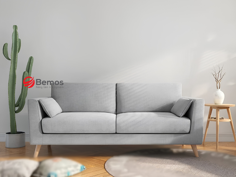 Nên chọn sofa góc bọc nỉ hay da cho phòng khách nhỏ