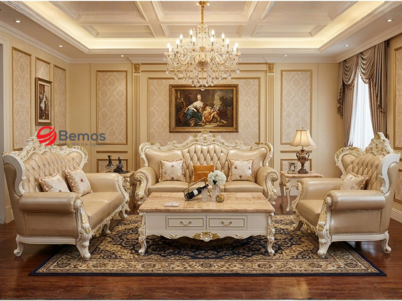 Sofa Góc Tân Cổ Điển - Bí Quyết Chọn Phom Tinh Tế, Đẳng Cấp
