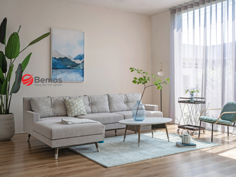Sofa Góc Trái (L-Left) - Cách Chọn Đúng Hướng, Kê Thoáng Phòng Khách