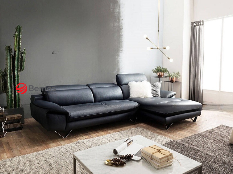 Sofa văn phòng màu đen