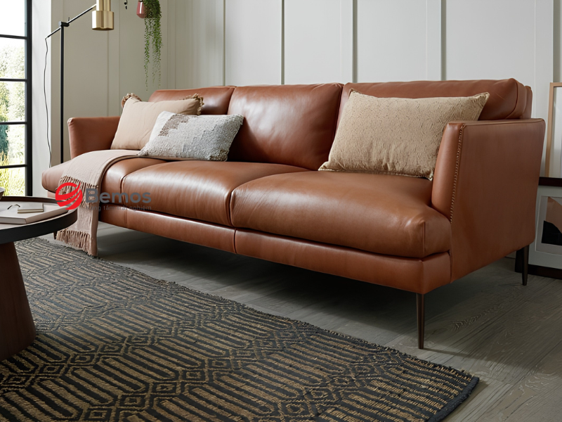 Ý nghĩa của sofa văn phòng màu nâu trong phòng tiếp khách