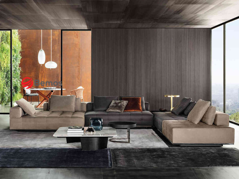 Sofa Văng Chữ U - Khi Nào Nên Chọn Cho Phòng Khách Rộng