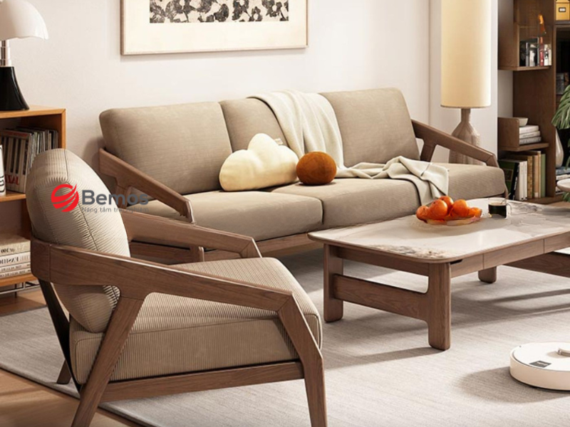 Sofa Văng Gỗ Sồi Tự Nhiên - Bền Đẹp, Sang Trọng Cho Mọi Nhà