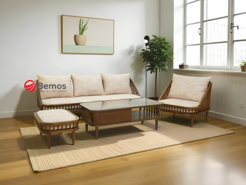 Lý do sofa văng gỗ sồi được người Việt ưa chuộng