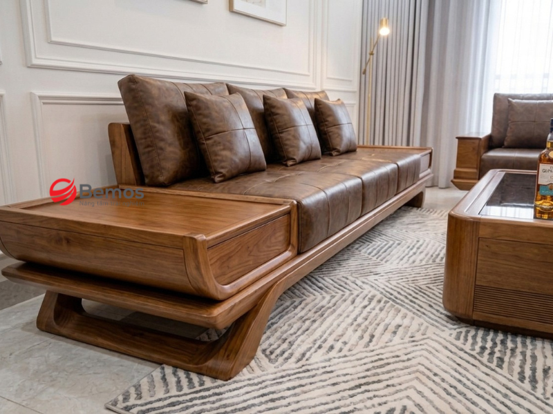 Sofa văng gỗ