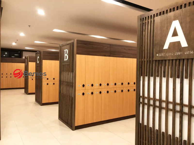 Tủ Locker Cho Nhân Viên Nhiều Ngăn Chống Trộm Giờ Tan Ca