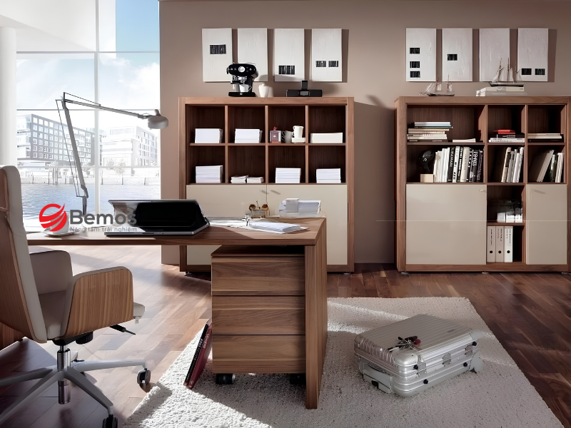 Bí Quyết Chọn Tủ Tài Liệu Gỗ Sồi Nâng Tầm Đẳng Cấp Phòng Sếp