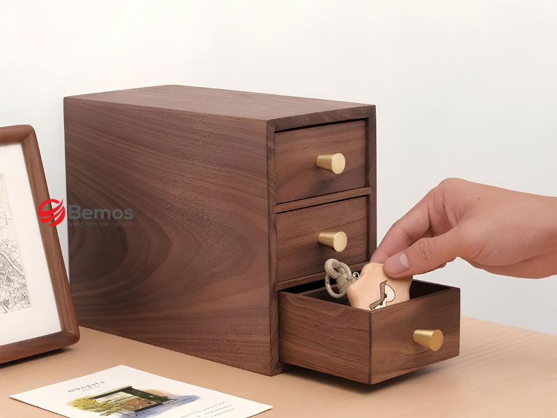 Vị trí đặt tủ tài liệu mini để bàn không vướng tay làm việc