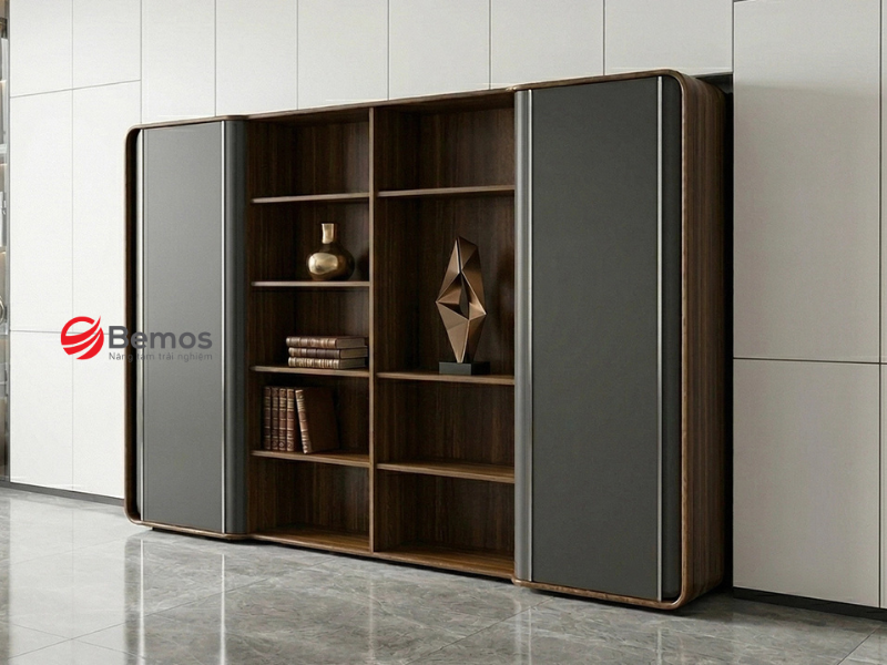 Tủ Tài Liệu Veneer - Đẳng Cấp Sang Trọng Cho Phòng Lãnh Đạo